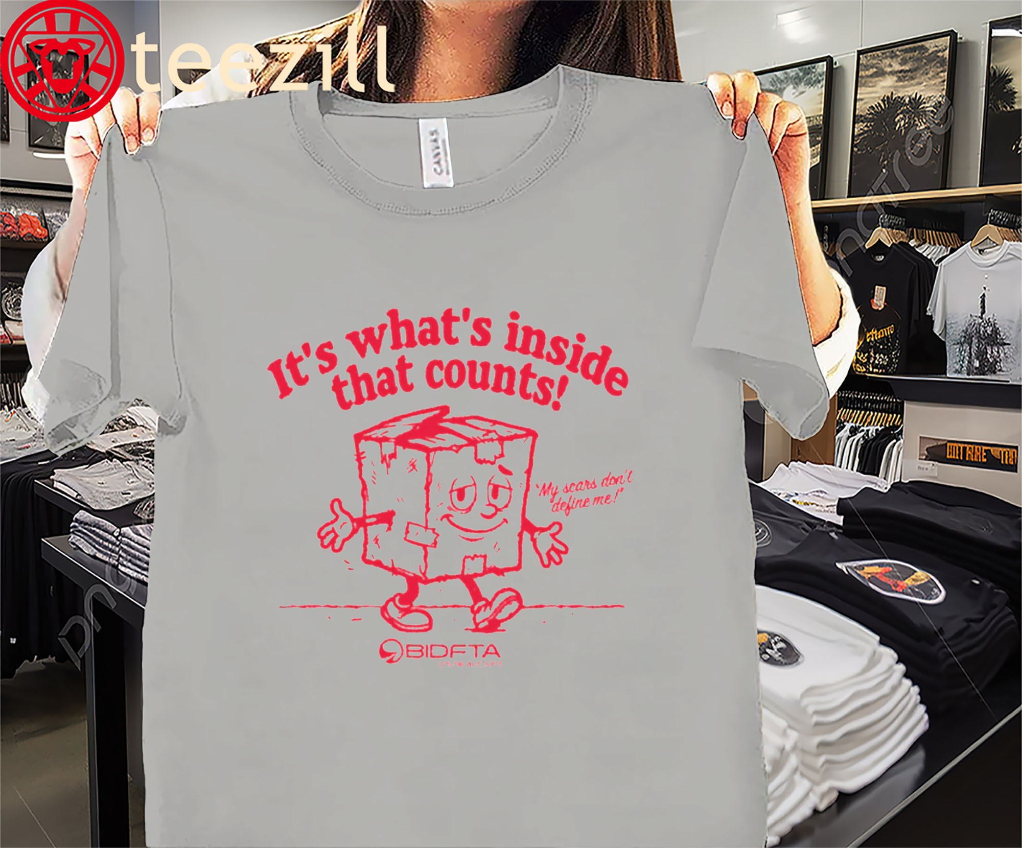 It's Whats inside that Counts BidFTA Tee Shirts