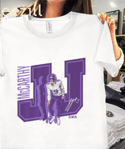 J.J. McCarthy Working on His Griddy Shirt – Minnesota Football Tee