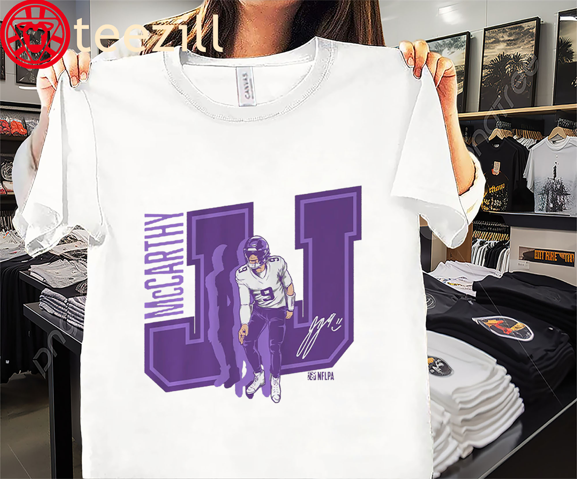 J.J. McCarthy Working on His Griddy Shirt – Minnesota Football Tee