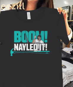 Josh Naylor Boom Nayled It Shirt - Seattle Baseball Tee