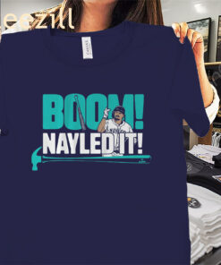 Josh Naylor Boom Nayled It Shirt - Seattle Baseball Tees