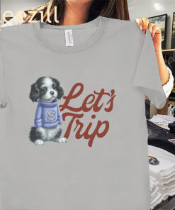 Let's Trip Puppy Premium Calssic Shirts