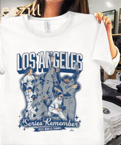 Los Angeles A Series to Remember Shirt Los Angeles Baseball 2025 Tee