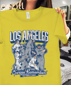Los Angeles A Series to Remember Shirt Los Angeles Baseball 2025 Tees