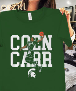 Michigan Air Coen Carr Shirt Michigan State Basketball Tee