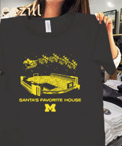 Michigan Santa's Xmas 2025 Favorite House Shirts