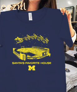Michigan Santa's Xmas 2025 Favorite House Tee