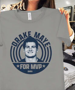 New England Football Tee Drake Maye for MVP Shirts