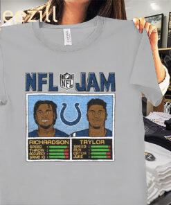 Official NFL Jam Colts Richardson And Taylor Shirt Indianapolis Colts Football Tee