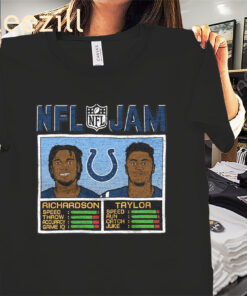 Official NFL Jam Colts Richardson And Taylor Shirt Indianapolis Colts Football Tees