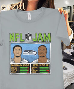 Official NFL Jam Seahawks Smith-Njigba And Walker III Shirt Seattle Seahawks Football Tees