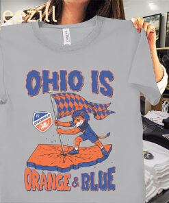 Ohio is Orange & Blue FC Shirt Cincinnati Football Mascot Tees