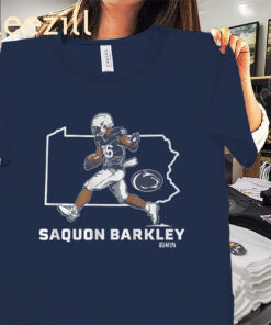 Penn Saquon Barkley StateStar Shirt Penn State Football Tee