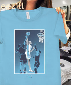 Poster Official UNC's Caleb Wilson Shirt UNC Basketball Tee