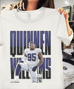 Quinnen Williams Dallas Name Retro Shirt Dallas Cowboys Football Tee