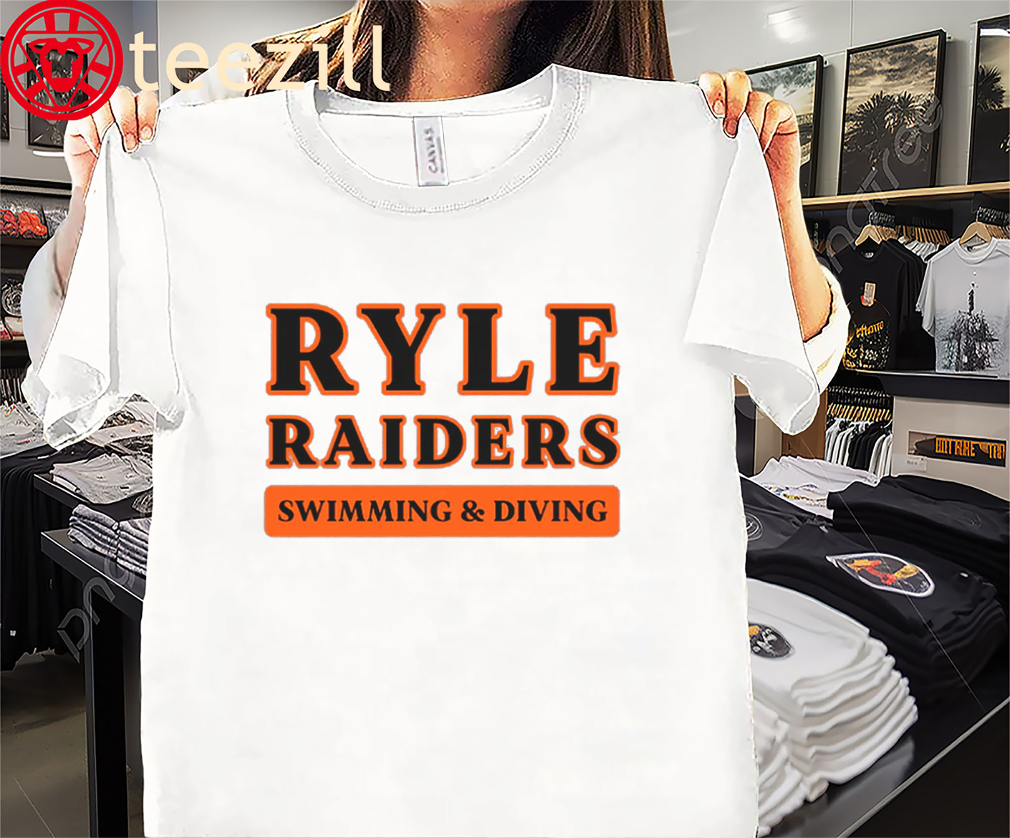 Ryle Raiders Swimming & Diving Men's Tee Shirt