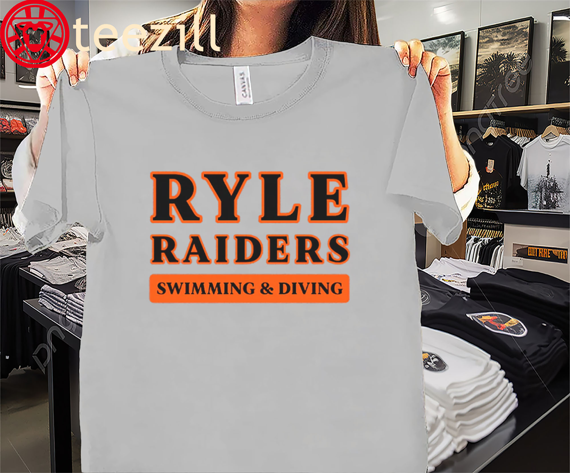 Ryle Raiders Swimming & Diving Men's Tee Shirts