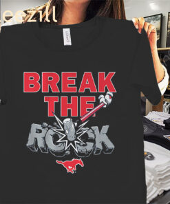 SMU Break The Rock Shirt SMU Mustangs Football Tee