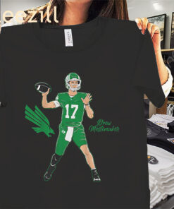 Texas Drew Mestemaker Superstar Pose Shirt North Texas Football Tee