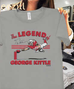 The Legend Of George Kittle Bay Area Shirt Francisco 49ers Football Tees