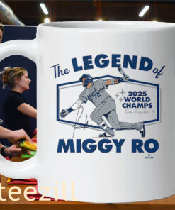 The Legend of Miggy Ro Mug Miguel Rojas Baseball Tee
