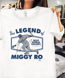 The Legend of Miggy Ro Shirt Miguel Rojas Baseball Tee