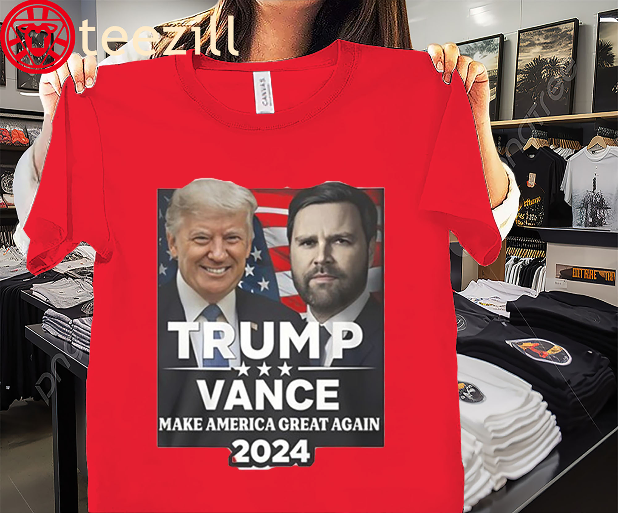 Toyota Chairman Akio Toyoda Wears Trump-Vance Shirt – Pop Culture Tee