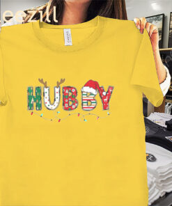 Wifey Hubby Christmas Shirt For Xmas 25 Tees