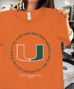 2025 CFP Fight Song Miami State Football Tee Shirt