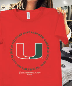 2025 CFP Fight Song Miami State Football Tee Shirts