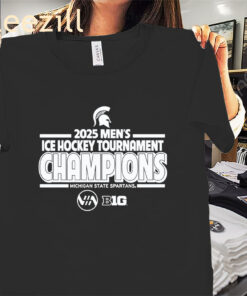 2025 Men's Ice Hockey Tournament Champions Michigan Shirts