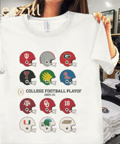 25 CFP Field Toy Helmets Shirt - College Football Tee
