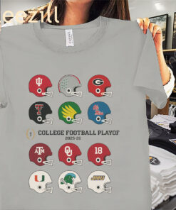 25 CFP Field Toy Helmets Shirt - College Football Tees