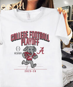 Alabama 2025 CFP Mascot Shirt Alabama Football Tee