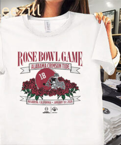 Alabama 2026 Rose Bowl Game Shirt Alabama Football Tee