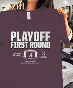Alabama Crimson Tide 2025 CFP First Round Winners Shirt – Alabama Football Tees