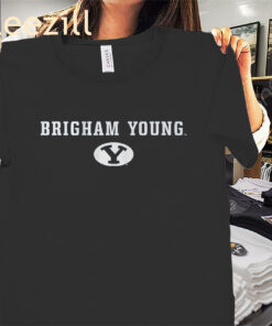 BYU Brigham Young Wordmark Shirt – BYU Football Tees