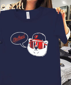 Birdland Polar Bear Shirt Baltimore Orioles Baseball Tees