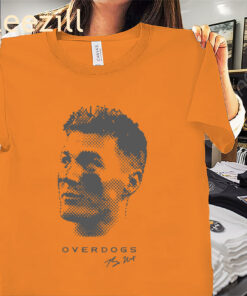 Bo Nix Overdogs Signature Shirt Denver Broncos Footballs