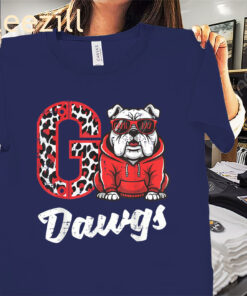 Bulldog Go Dawgs Shirt Georgia Bulldogs Football Tee