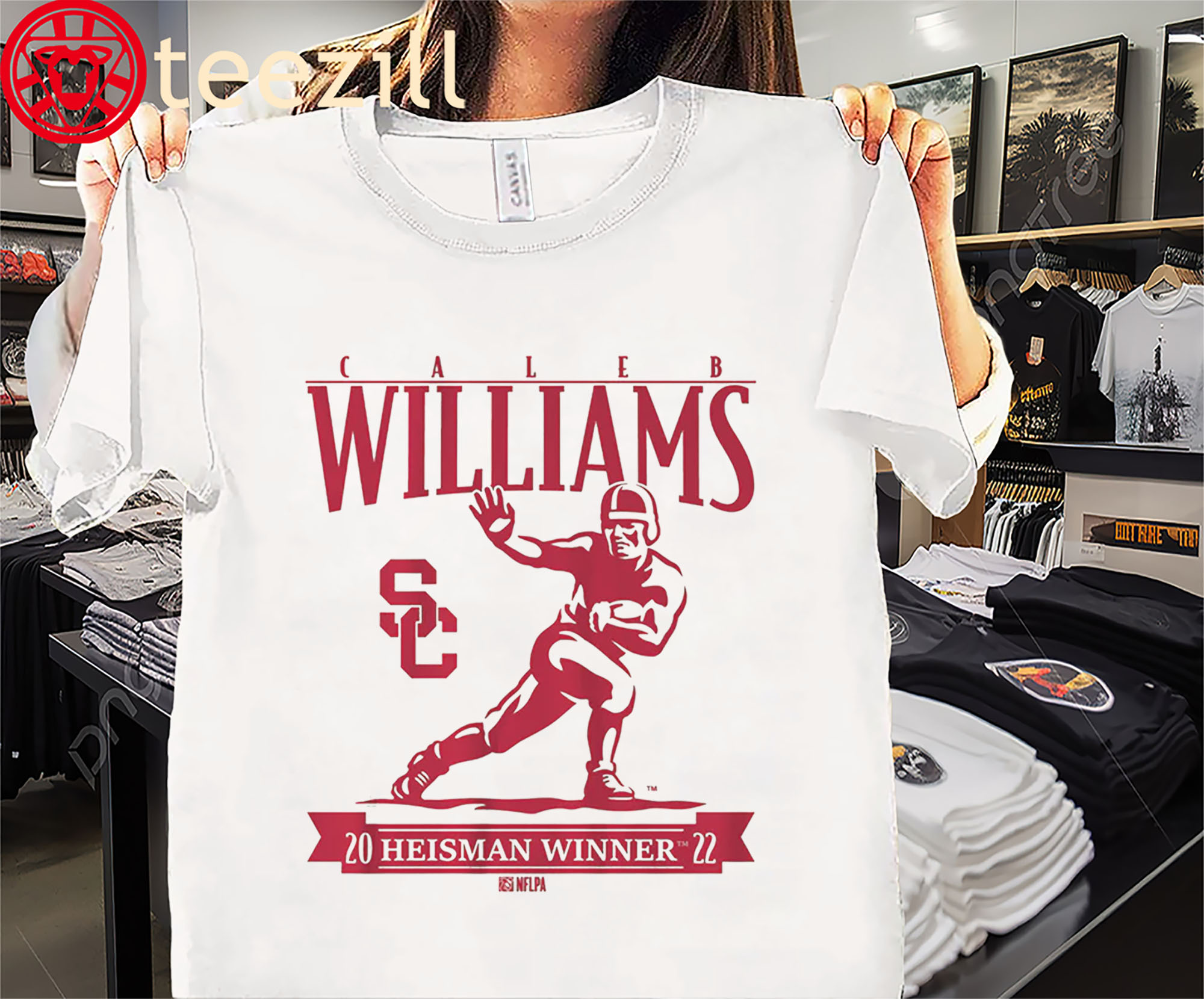 Caleb Williams Heisman Trophy Shirt – USC Football Tee