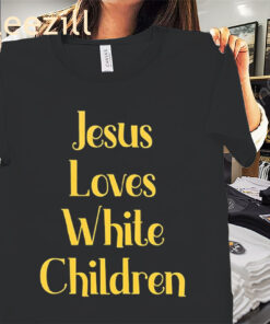 Classic Jesus Loves White Children Premium Shirt