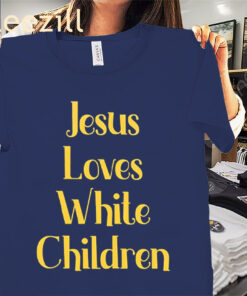 Classic Jesus Loves White Children Premium Shirts