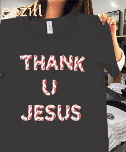 Daydrian Harding Thank U Jesus Holiday Xmas Tees