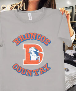 Denver Broncos Country Logo Football Premium Shirt