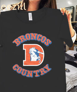 Denver Broncos Country Logo Football Premium Shirts