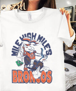 Denver Miles Mile High Miles Mascot Shirt - Denver Broncos Football Tee