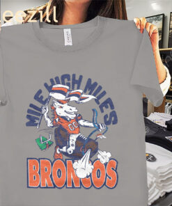 Denver Miles Mile High Miles Mascot Shirt - Denver Broncos Football Tees