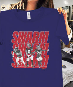 Derek Stingley Jr Swarm Shirt - Houston Texans Football Tee