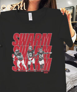 Derek Stingley Jr Swarm Shirt - Houston Texans Football Tees
